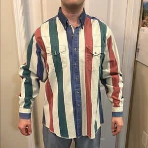Vintage Wrangler Button Down